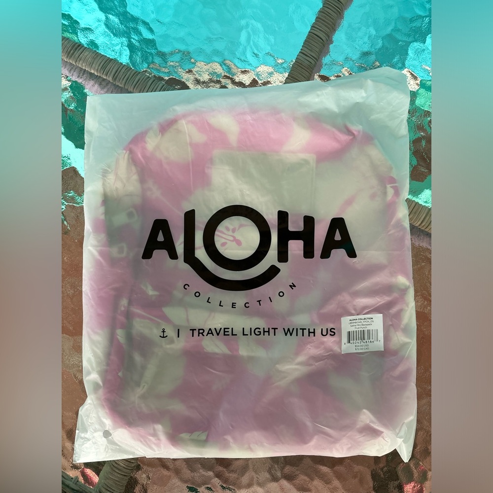 ALOHA Collection Pink Salinas Keep It Light Mini Backpack (NWT) - Picture 5 of 9